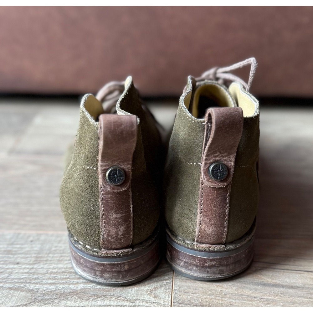 Bussola Women's Sevilla Boot Size 39 Brown Suede Distress Chukka Retro Bootie - Picture 3 of 7